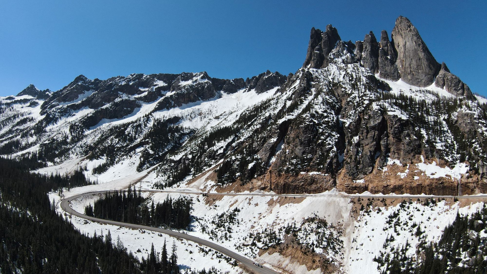 Liberty Bell Group above the North Cascades Highway near Washington Pass