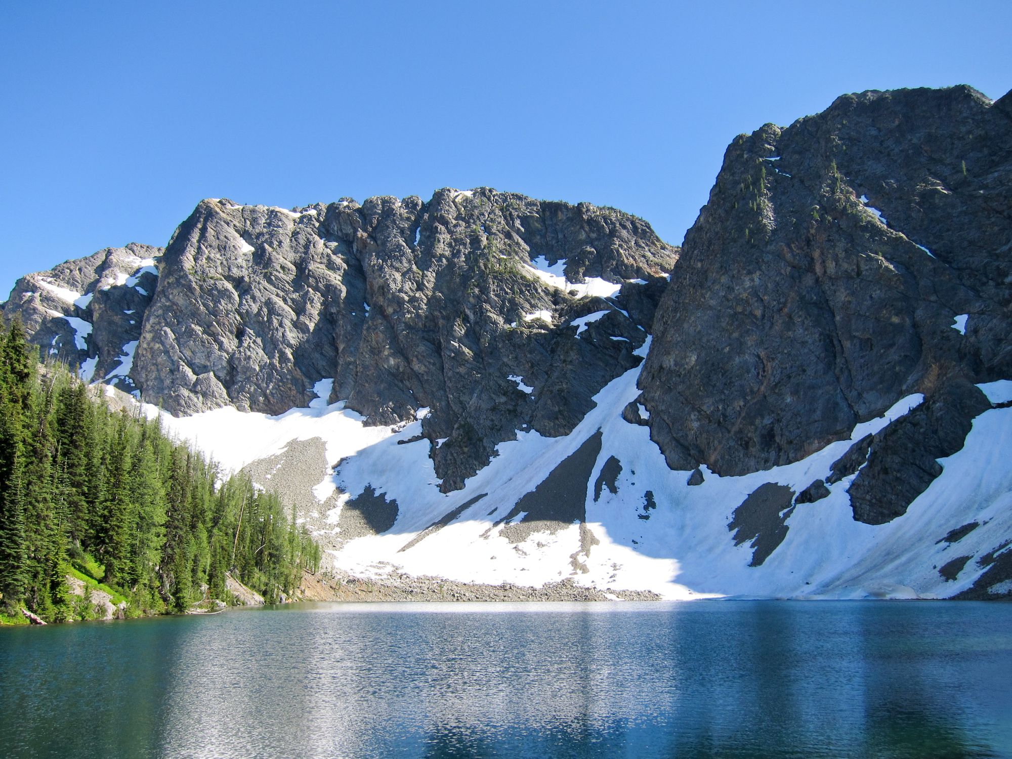 Blue Lake in Okanogan National Forest near Washington Pass